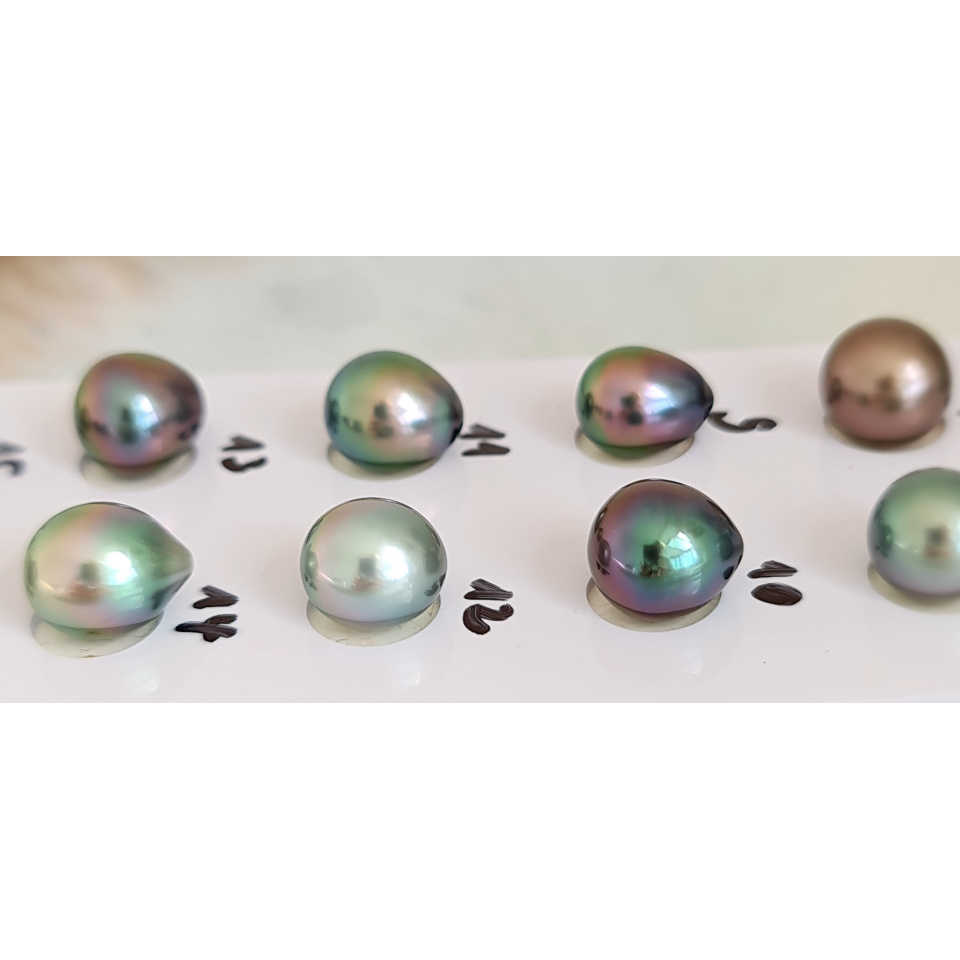 P6N12 - Véritable Perle de Culture de Tahiti