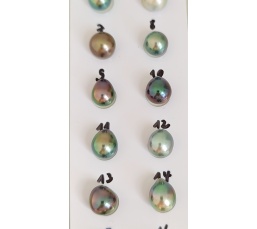 P6N12 - Véritable Perle de Culture de Tahiti