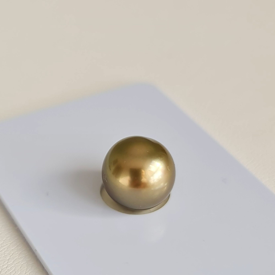 P15N8 - Véritable Perle de Culture de Tahiti d'Exception