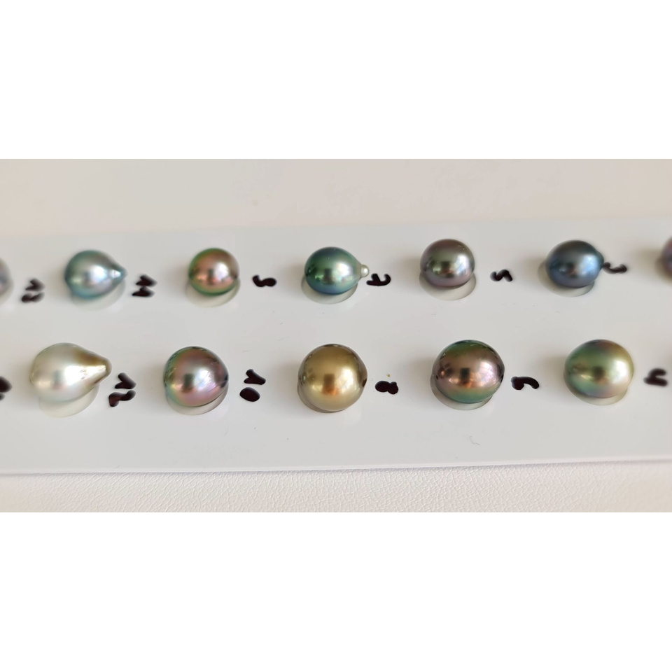 P15N8 - Véritable Perle de Culture de Tahiti d'Exception