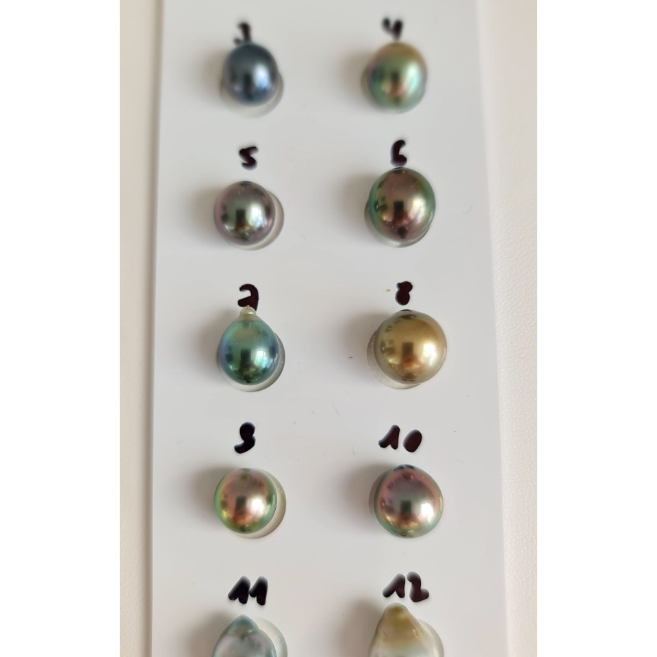 P15N8 - Véritable Perle de Culture de Tahiti d'Exception