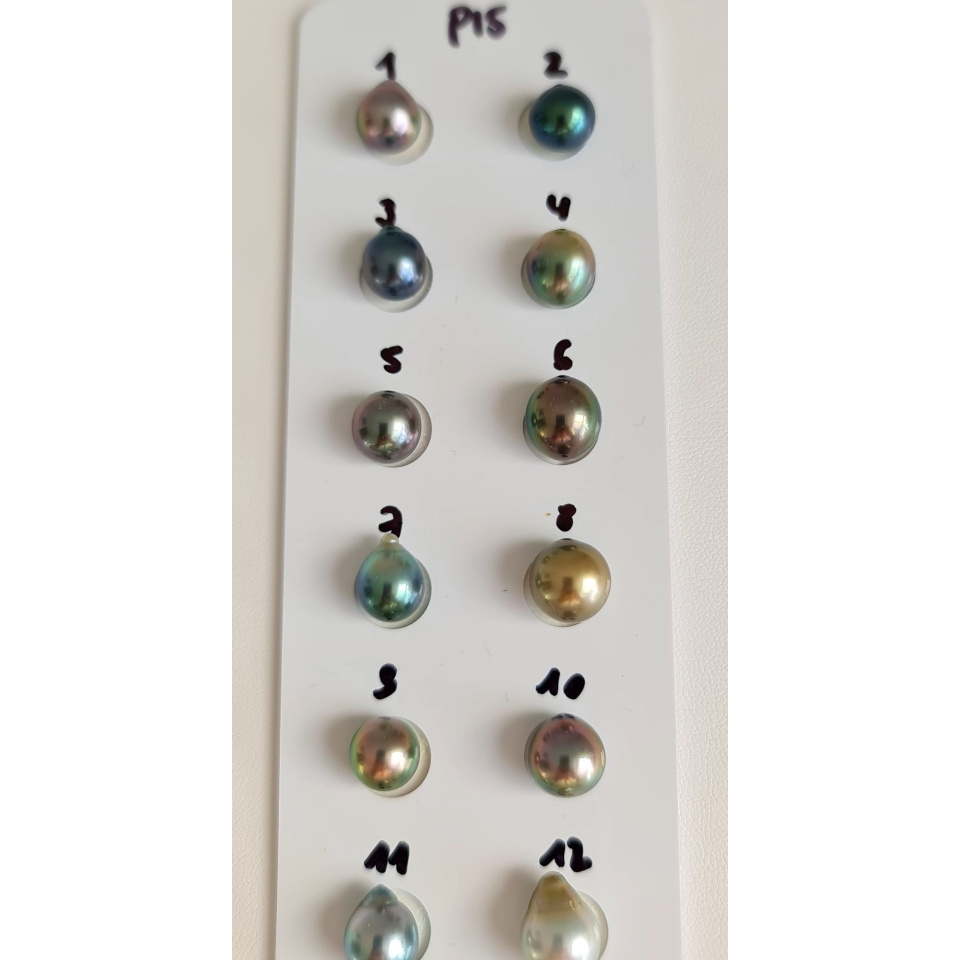 P15N9 - Véritable Perle de Culture de Tahiti d'Exception